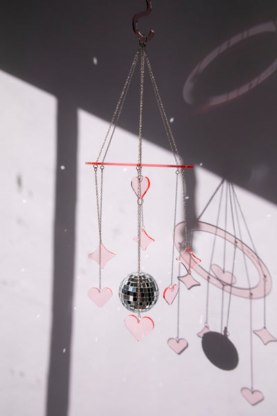 Mini Disco Mobile - Hearts and Stars