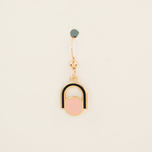 Circle Arch Mini Drop Earrings