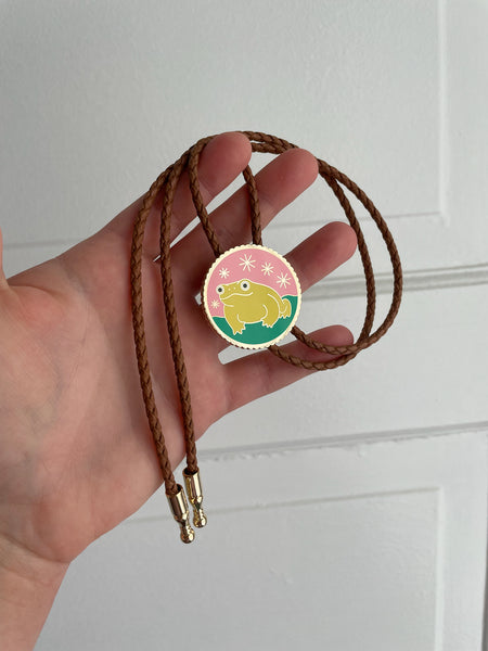 Frog Bolo Tie with Heidiroo