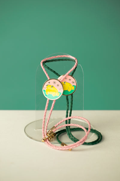 Frog Bolo Tie with Heidiroo