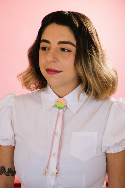 Frog Bolo Tie with Heidiroo