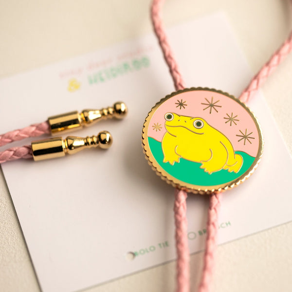 Frog Bolo Tie with Heidiroo