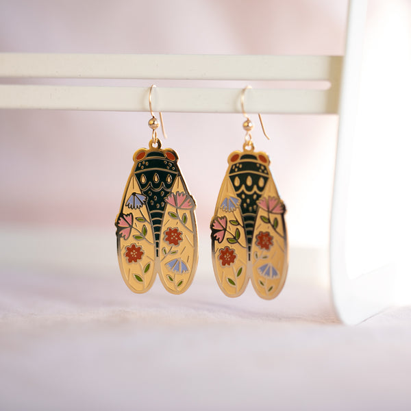 Cicada Earrings with Justine Gilbuena