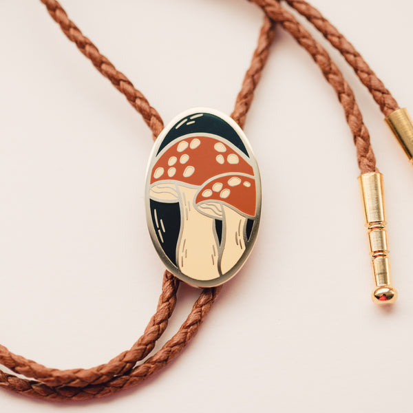 Mushroom Bolo Tie with Justine Gilbuena
