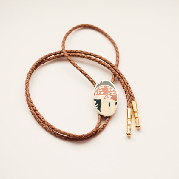 Mushroom Bolo Tie with Justine Gilbuena