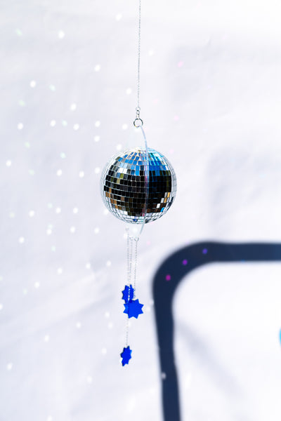 Iridescent Crescent Moon Disco Ball