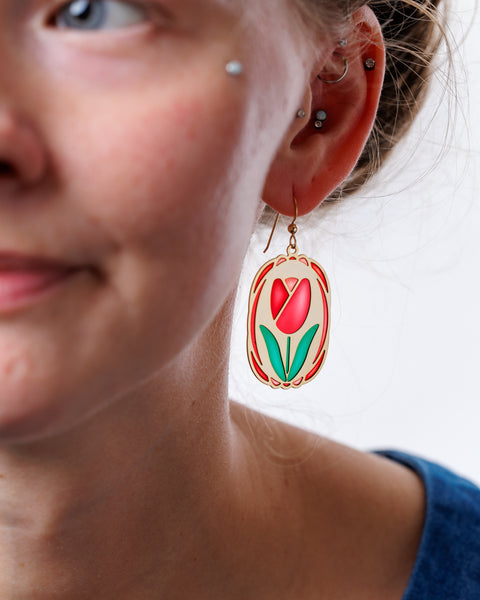 Tulip Translucent Earrings
