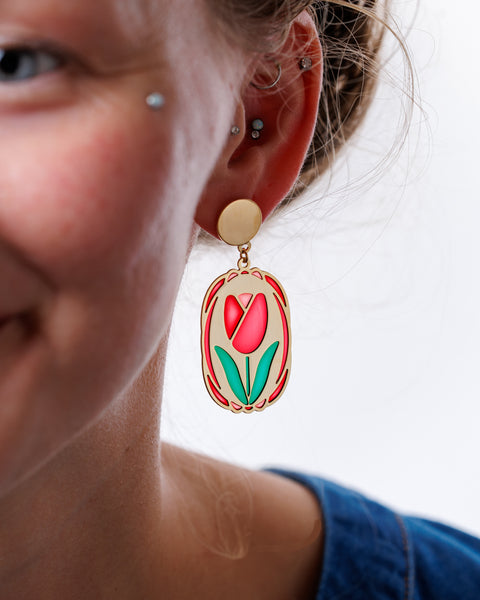 Tulip Translucent Earrings
