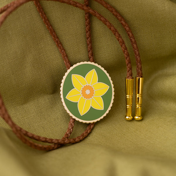 Daffodil Bolo Tie