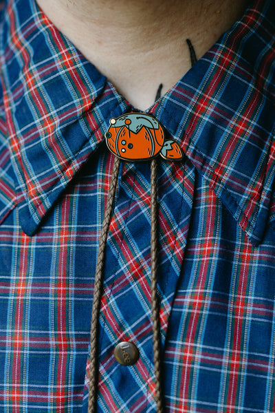 Tomato Pin Cushion Tie with Justine Gilbuena