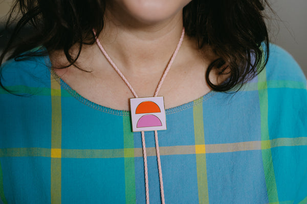 Double Arch Bolo Tie