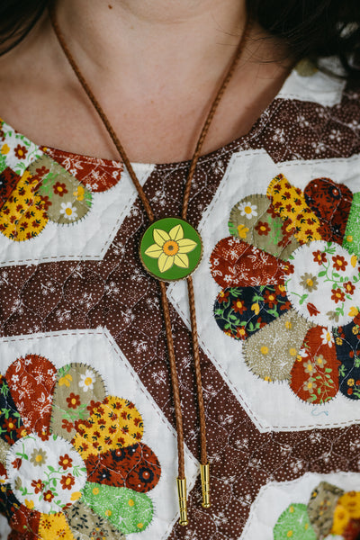 Daffodil Bolo Tie