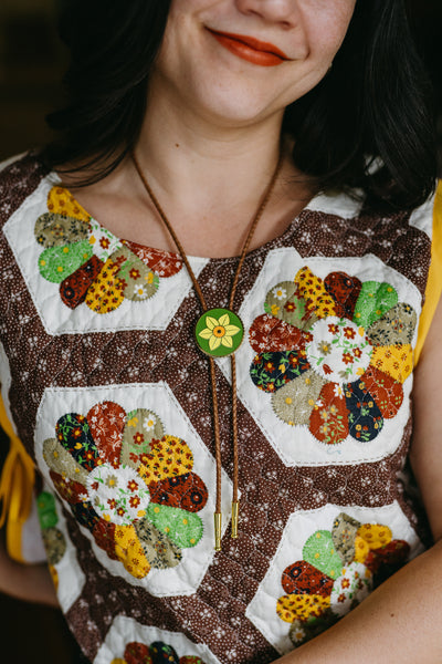 Daffodil Bolo Tie