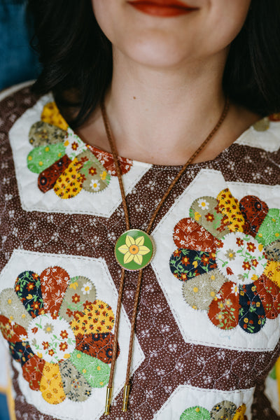 Daffodil Bolo Tie