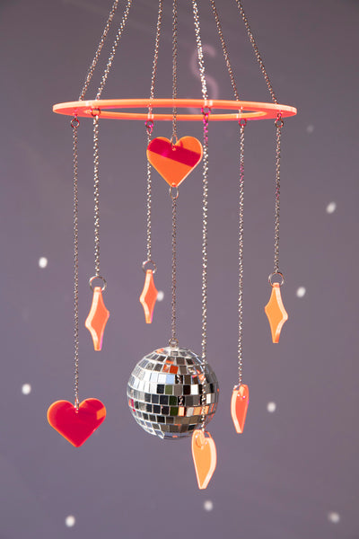 Mini Disco Mobile - Hearts and Stars