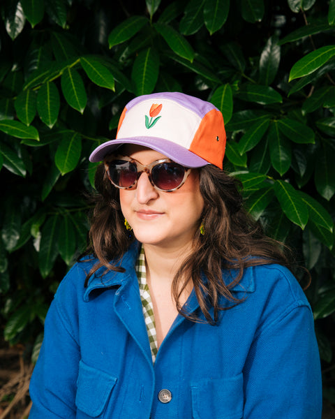 5 Panel Cap - Tulip
