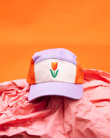 5 Panel Cap - Tulip