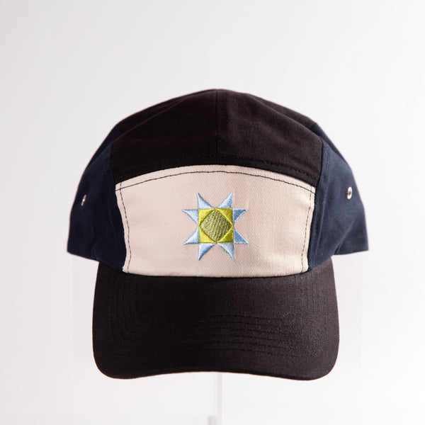 5 Panel Cap - Sawtooth Quilt Star