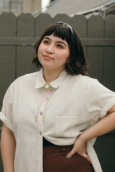 Big Daisy Bolo Tie