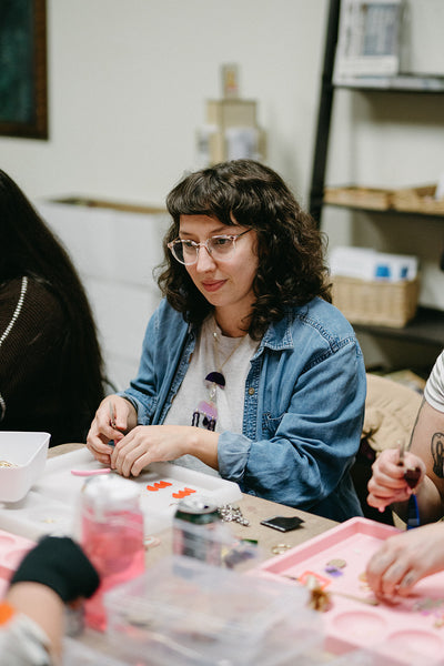 Charm Party at Second Shapes Bookstore