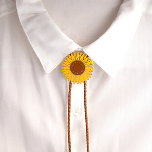 Sunflower Bolo Tie