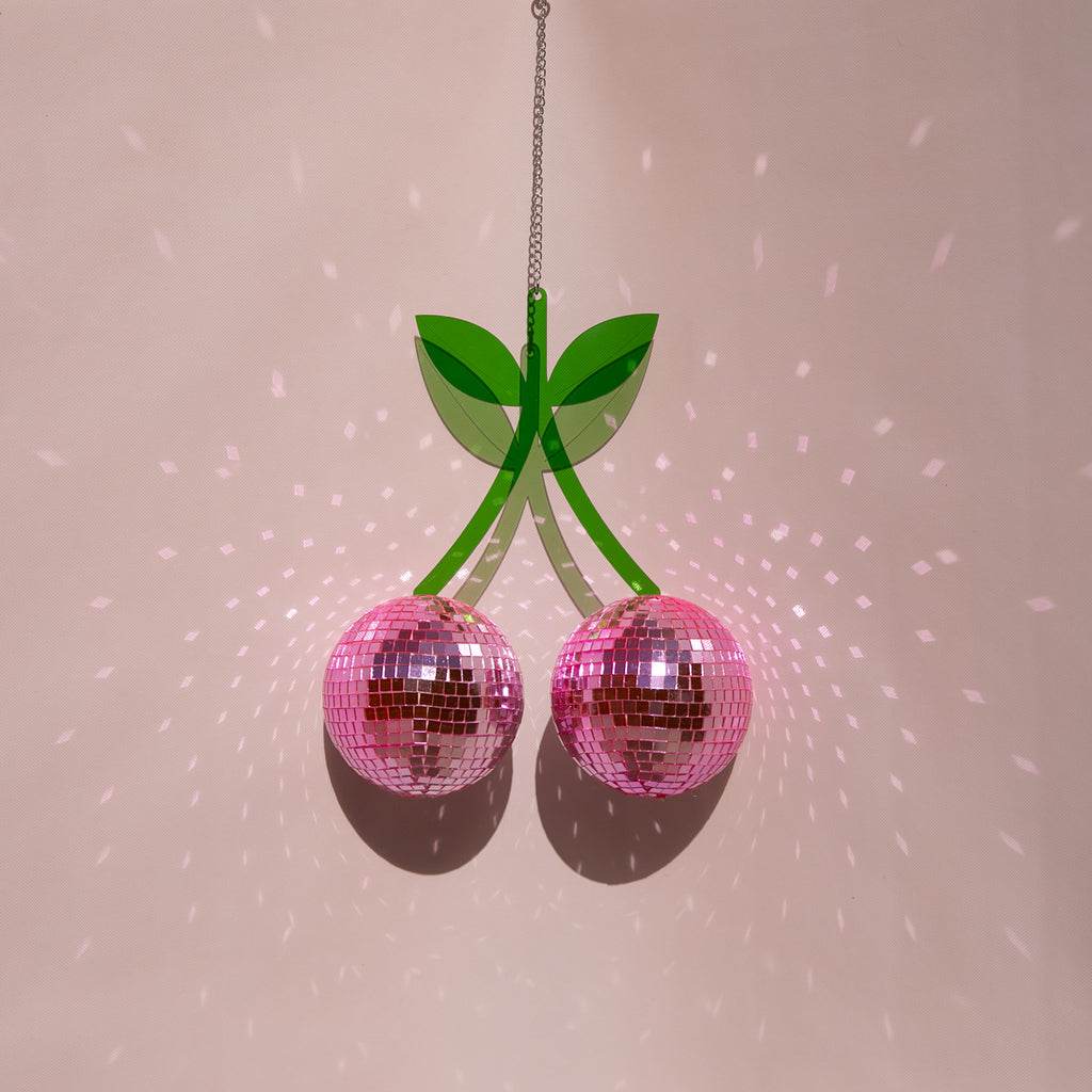 Disco Cherry Keychain V2 - Sofiest Designs