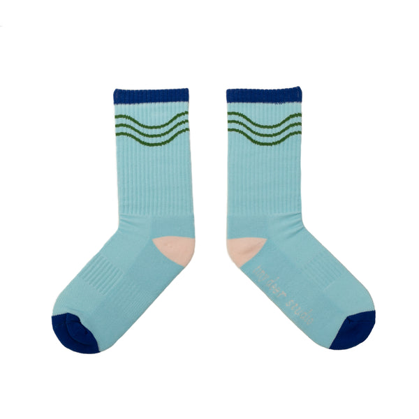 Athletic Socks - Waves