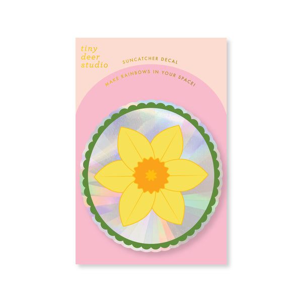 Sun Catcher Decal - Daffodil