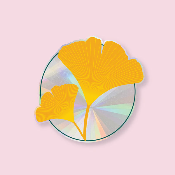 Sun Catcher Decal - Ginkgo