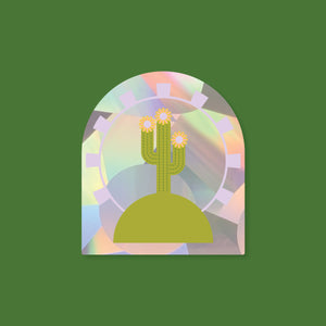 Sun Catcher Decal - Cactus Sun