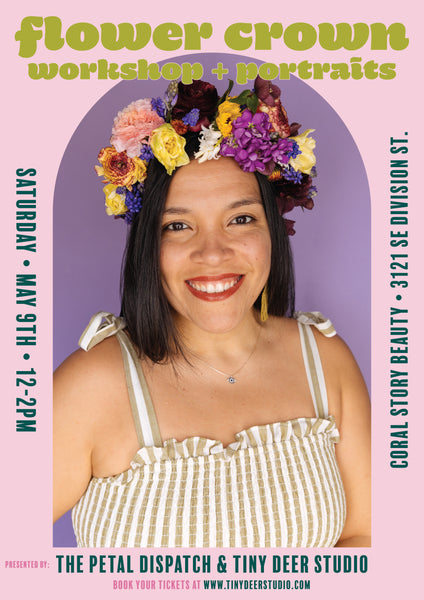 Flower Crown Workshop + Portraits