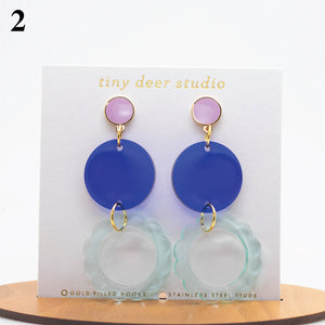 Acrylic Earrings - One of a Kind