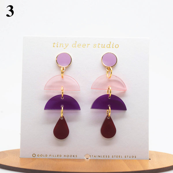 Acrylic Earrings - One of a Kind