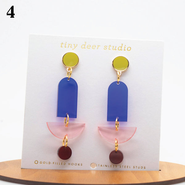 Acrylic Earrings - One of a Kind