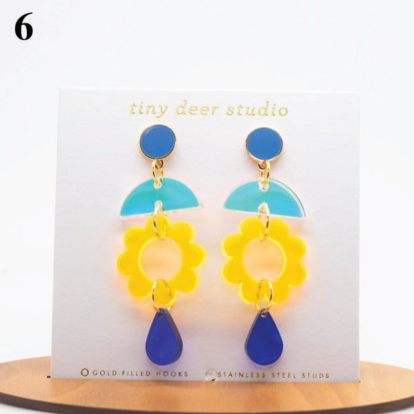 Acrylic Earrings - One of a Kind