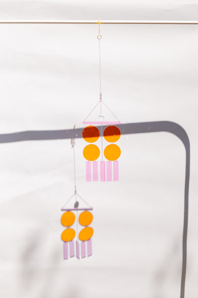 Polka Dots and Stripes Crystal Sun-catcher