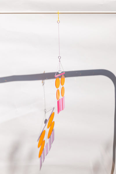 Polka Dots and Stripes Crystal Sun-catcher