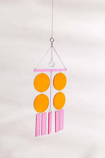 Polka Dots and Stripes Crystal Sun-catcher