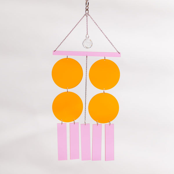 Polka Dots and Stripes Crystal Sun-catcher