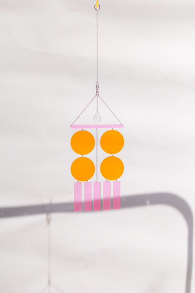 Polka Dots and Stripes Crystal Sun-catcher