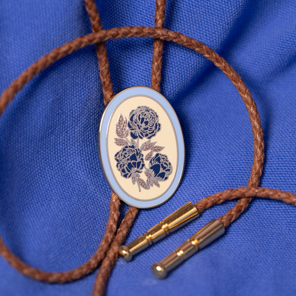 Rose Bolo Tie with Crush