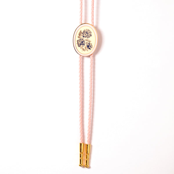 Rose Bolo Tie with Crush