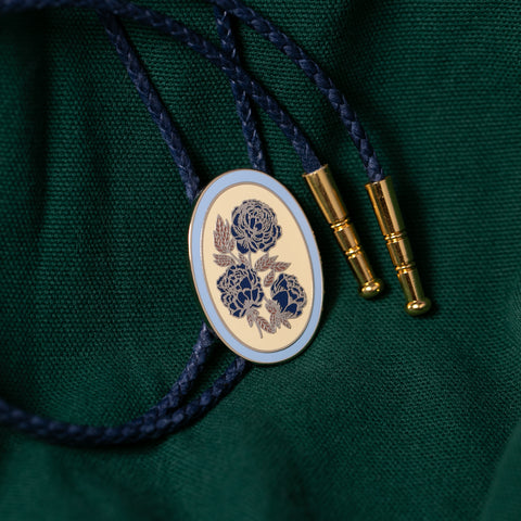 Rose Bolo Tie with Crush