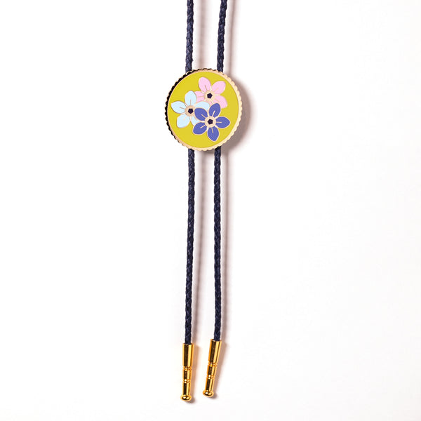 Forget Me Not Bolo Tie