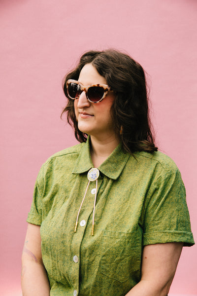 Forget Me Not Bolo Tie