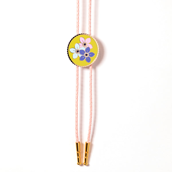 Forget Me Not Bolo Tie