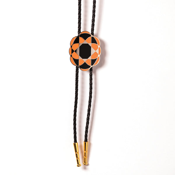 Quilt Cameo Bolo Tie