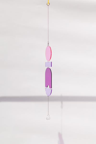 Geometric Stack Crystal Suncatcher