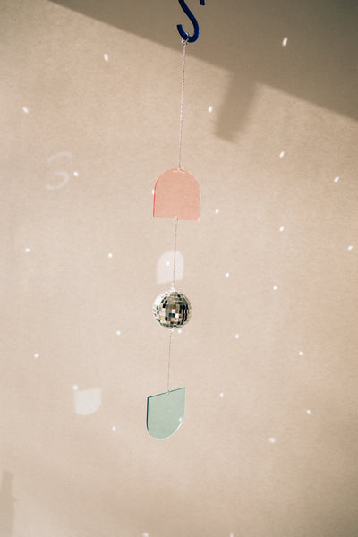 Disco Acrylic Suncatcher Strand - Double Arch