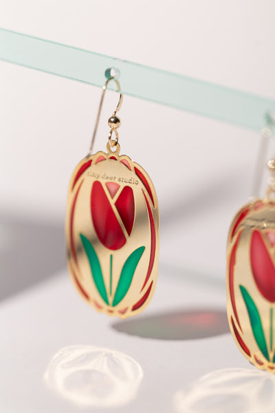 Tulip Translucent Earrings